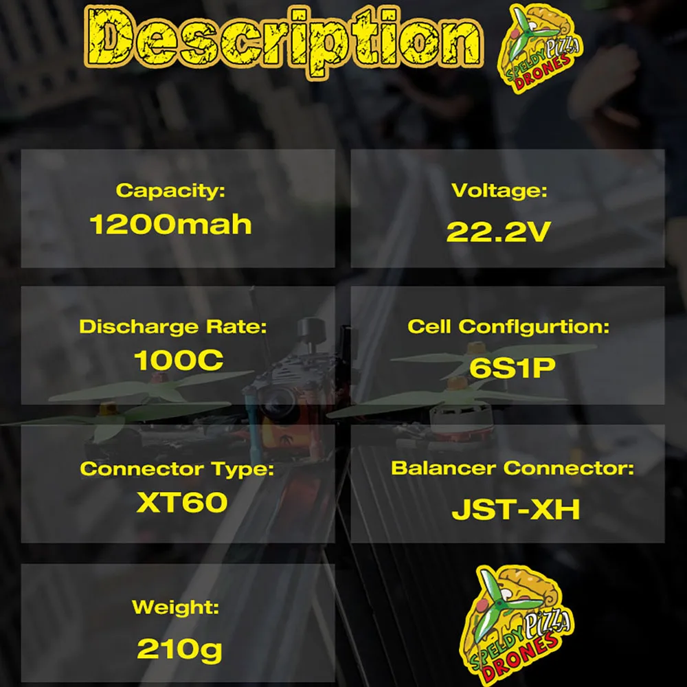 ciricm Capacity: 120Omah 22.2V Discharge Rate