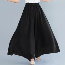 Summer Culottes Pant Women's Trousers 2020 ZANZEA Elegant Female Solid Wide Leg Pants Casual Elastic Waist Long Pantalon Palazzo Summer Culottes Pant Women's Trousers 2020 ZANZEA Elegant Female Solid Wide Leg Pants Casual Elastic Waist Long Pantalon Palazzo