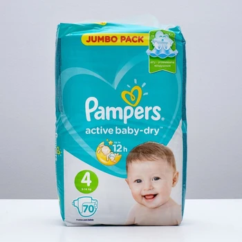 

Diapers "Pampers" Active Baby-dry Maxi (9-14 kg), 70 pcs 1156464