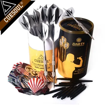 

New CUESOUL 12PCS 22g 15cm Professional Steel Tip Darts Barrel Darts Send Dart Accessories Game Darts