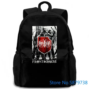 

Marduk Frontschwein Band Black Hip-Hop Simple Splicing Cheap Sale women men backpack laptop travel school adult