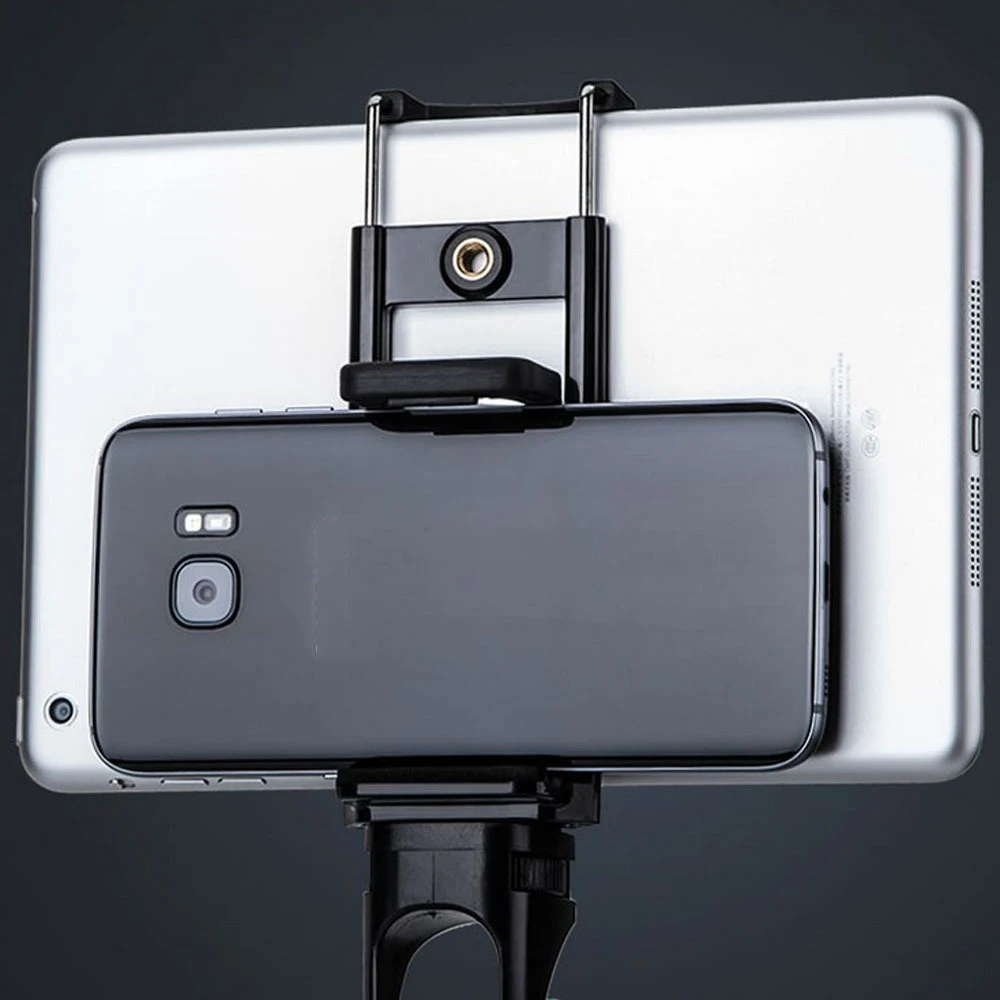 Bluetooth селфи палка штатив U форма мода Vlog карданный Стенд клип Настольный смартфон