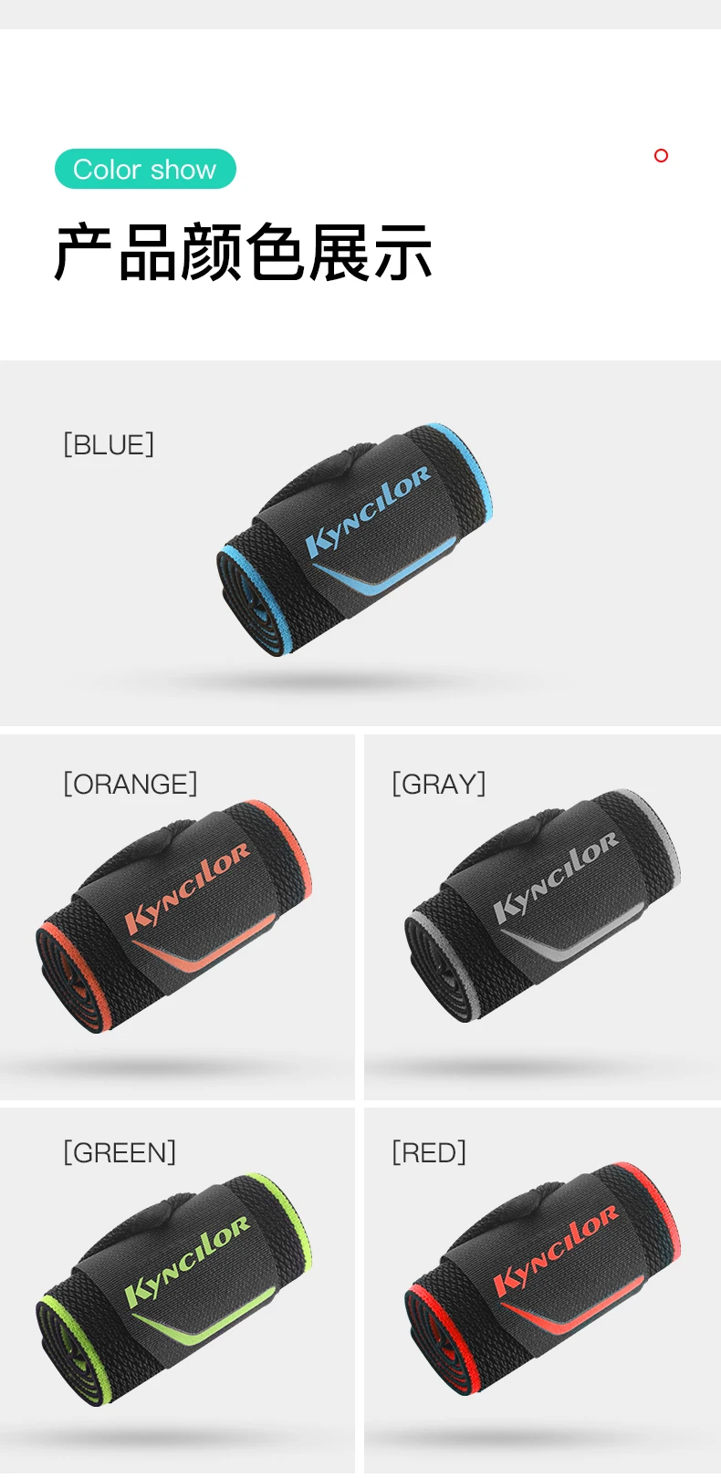 1Pc Armband Elastische Bandage Handgelenk Unterstützung Gym Fitness Crossfit Powerlifting Kompression Handgelenk Brace Unterstützung Strap Wraps – Detail 9
