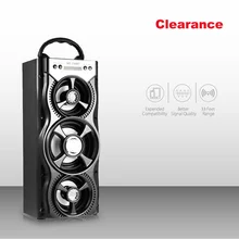 GBTIGER MS-220BT, портативный Bluetooth динамик, fm-радио, AUX, Bluetooth, ЖК-экран, светодиодный, сверкающий, TF карта, регулятор громкости, музыкальный плеер