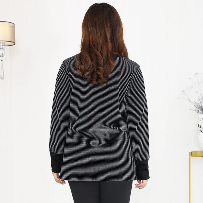 Plus Size 10XL 8XL 6XL Women Spring Autumn Long