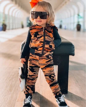 

2019 New Baby Sleeveless Hooded Wool Vest Jacket for Girls Cartoon Print set Coat Kids Warm Cashmere Vest Outwear Clothes