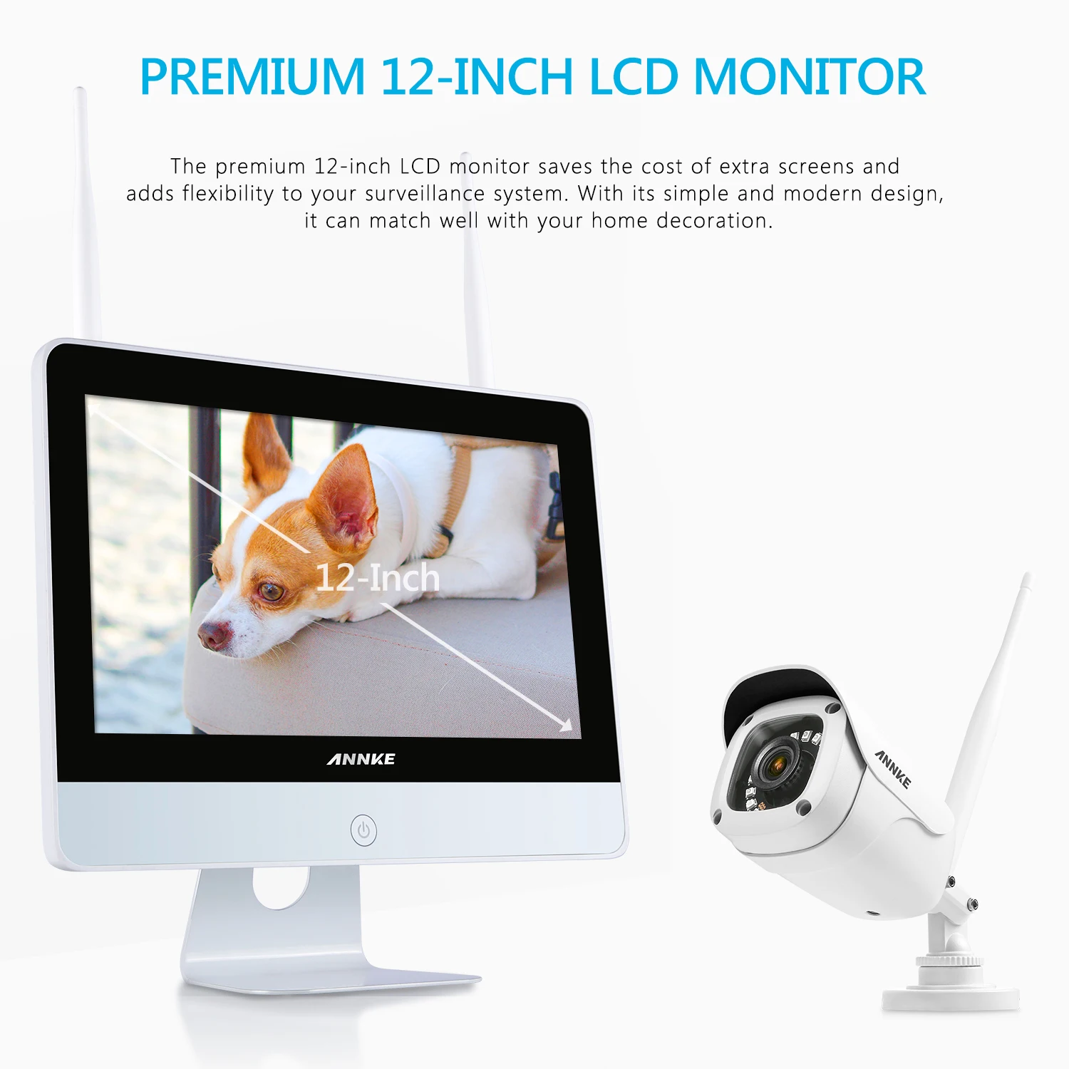 ANNKE 8CH FHD Wi-Fi беспроводная NVR CCTV система 1080P IP камера wifi уличная Водонепроницаемая CCTV камера безопасности комплект видеонаблюдения