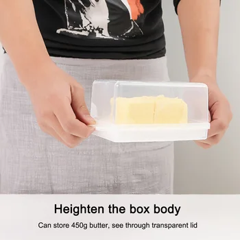 

Butter Box Keeper Holds Cheese Storage Case Butter Pan Plate Tray Refrigerator Cooking Home Cake Tools