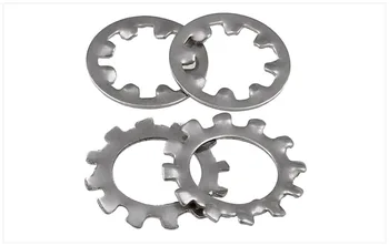 

304 stainless steel external teeth internal teeth anti-skid gasket chrysanthemum meson anti-skid M3 M4 M5 M6 M8 M10 M12 washer