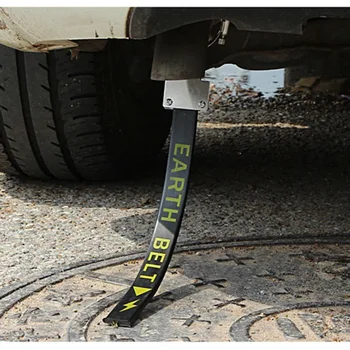 

dropshipping 1 Pcs Car Anti Static Rubber Strap Eliminator Grounding Safe for Vehicle Driving OE88