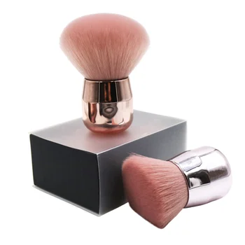 

1Pcs Pink Loose Power Foundation Blush Makeup Brush Mushroom Shape Portable Blusher Face Brushes Beauty Cosmetic Tool