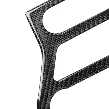 

Interior Center panel trim Decal Accessories Carbon Fiber GPS 7pcs Black