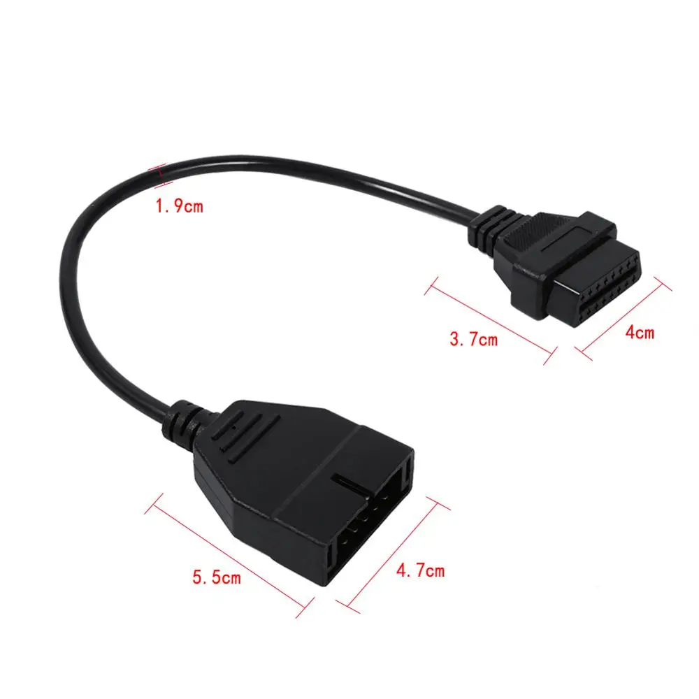 Диагностический кабель OBD2 12 контактов OBD1 16 контактов|Кабели адаптеры и разъемы| |