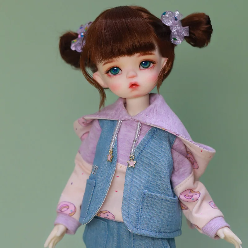 BJD Doll 1/6 Lanl Toys for Girl lol Halloween Skeleton Hairpin Horn Fantasy Fullset Figure UT Body Lati Aimerai Squid Game | Игрушки и