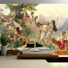На заказ Настенные обои Европейский стиль Люди Картина маслом гостиная спальня настенный декор живопись холст украшение дома картина