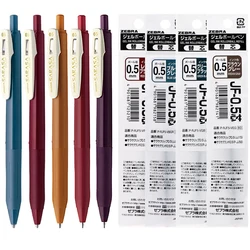 Stylo Gel de couleur rétro zèbre SARASA JJ15, 0.5mm, 10 pièces/5 pièces, papeterie cadeau de noël 2021 