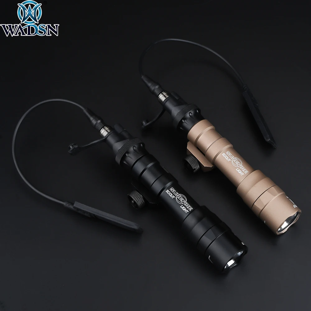 Surefir M600DF Airsoft Scout Tactical Hunting Rifle Weapon Light LED 1400 Lumens Super light Torches with SL07 Dual Switch | Спорт и