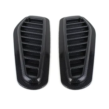 

10 PCS Car Styling Stickers ABS Car Decorative Air Flow Intake Scoop Turbo Bonnet Vent Cover Hood D40