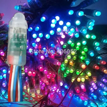 

1000pcs/lot wholesale DC5V WS2811 led pixel module 50pcs/string Advertisement full color string magic TV background