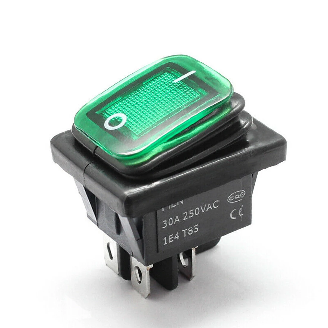 Вкл/Выкл На 30A/220V Heavy Duty 6-контактный DPDT IP67 Водонепроницаемый T85 авто лодка морской переключатель кулисный переключатель с светодиодный 12V 220V 30x22 мм