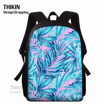 

THIKIN School Bags Aquatic Jungle 3D Printed Backpack Causal Teenager Magic Book Bags For Girls Boys Cute Orthopedic Backpacks