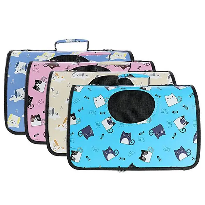 Pet Outgoing Carrying Case Cat Dog As Picture Portable Folding Outdoor, Travel Carrying Bag Carrier