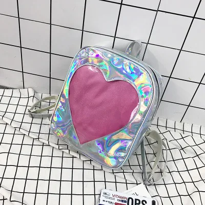Модный прозрачный женский рюкзак с надписью Love, школьный рюкзак через плечо