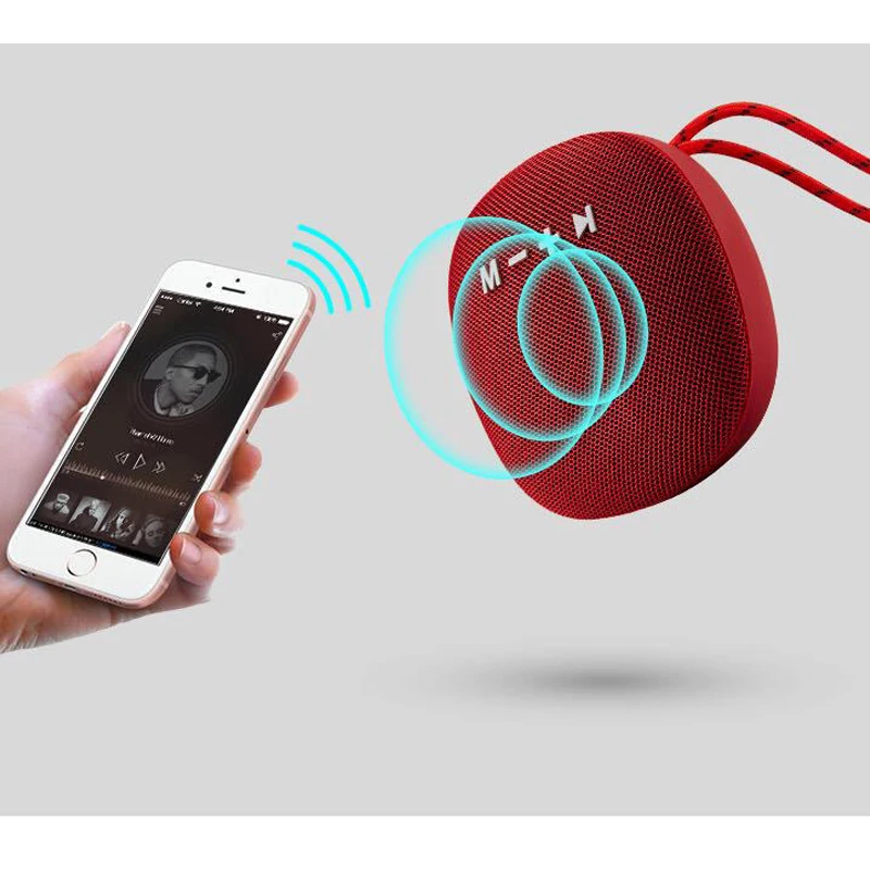Outdoor Portable Bluetooth Speaker Mini USB Wireless Waterproof Sound System Stereo Sound Bass Surging Support TF Card