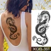 Waterproof Temporary Tattoo Sticker Dragon Lotus Plum Rose Tattoos Sword Snake Body Art Arm Fake Sleeve Tatoo Women Men ► Photo 2/6