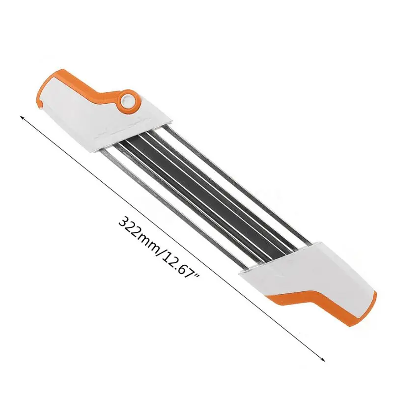 2 IN 1 Metal Easy Chainsaw Chain File Sharpener 4.8mm 50PB