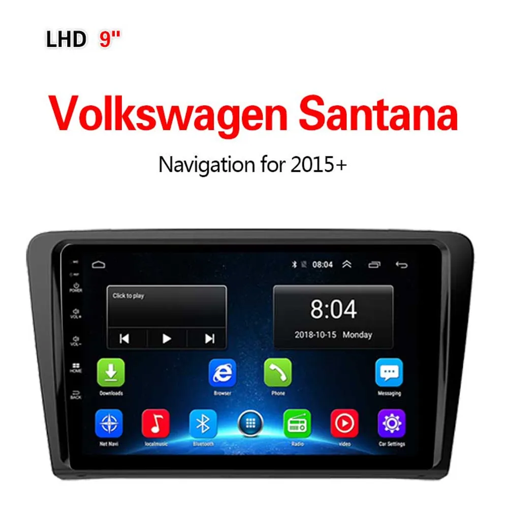 Lionet gps навигация для автомобиля Volkswagen Santana+ 9 дюймов LV1018X - Размер экрана, дюймов: 4G1G16G
