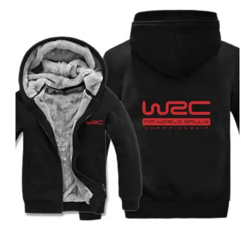 Зимний чемпионат мира по ралли WRC толстовки мужские модные пальто шерстяная куртка с подкладкой WRC Толстовка Зимняя Теплая Флисовая хлопковая - Цвет: 1