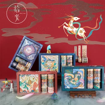 

Washi Tape Set Cute Decorative Adhesive Tape Chinese style Masking Tape DIY Scrapbooking Diary Stationery Stickers Tape