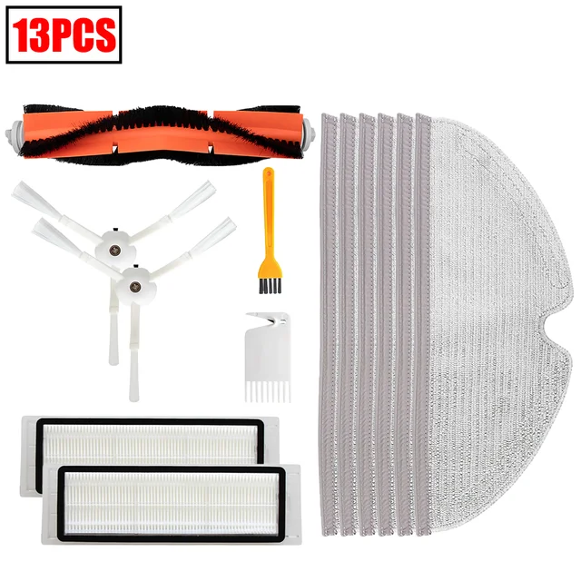 Hepa Filter Mop Rag Brush for Xiaomi for Roborock 1S S50 S55 S5 Max S6MaxV S6 Accessories Robot Vacuum Cleaner Parts Vacuum 2 XM636-02