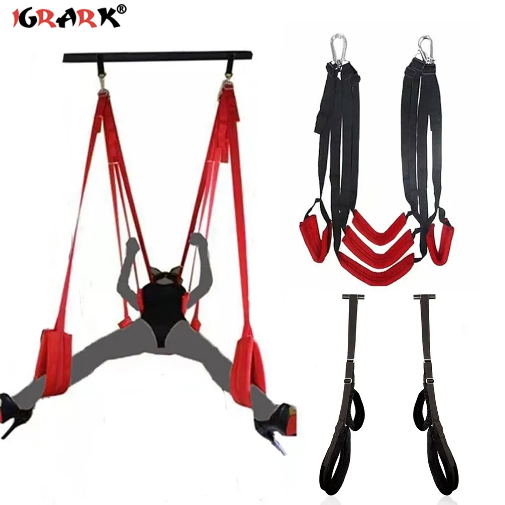 Door Hanging Sex Swing SM Games Bdsm Bondage Gear Spreader Leg Open Erotic Furniture Sex Toys For Couples Women Adult Products