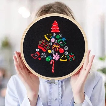 

DIY Cross Stitch Kits 3 Kinds Different Patterns Embroidery Wear-resistant Handicrafts Printed Package Home Classical Decoration