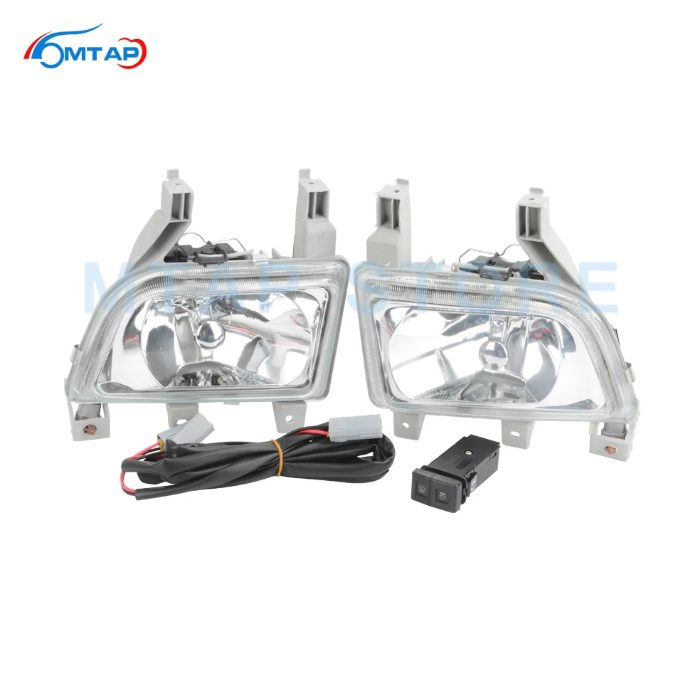 

Front Bumper Fog Lamp Fog Light Bulb Cable Wire Harness Switch Set Addtitional Kit For Mazda 323 Familia Protege BJ 1998-2003