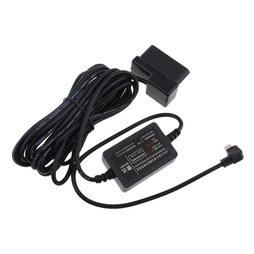 12V/24V/36V TO 5V 2.1A MINI USB DC Buck Power Converter Voltage Step Dowm Power Supply MINI-USB Output 3.5m