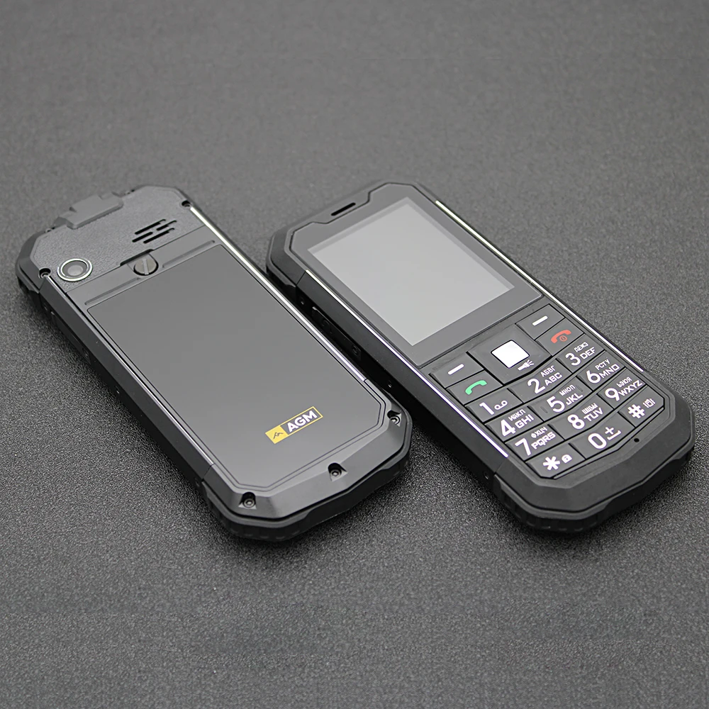 AGM M3, русская клавиатура, прочная, IP68, водонепроницаемая, ударопрочная, кнопка для мобильного телефона, две sim-карты, 1970 мА/ч, FM, разблокировка, GSM мобильный телефон
