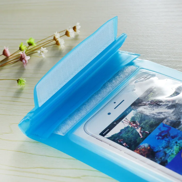 Mobile Phone PVC Waterproof Bag Drifting Swimming Waterproof Cover Waterproof Bag Outdoor Waterproofing Bag PVC Self Adhesive Ba