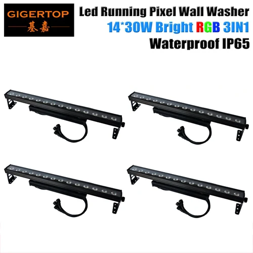 Tiptop сценический прожектор IP65 Водонепроницаемый 14x30 Вт RGB 3в1 светодиодные прожекторы для стен Украшение фона вспышка пиксель ходовой свет CE ROHS - Цвет: 4