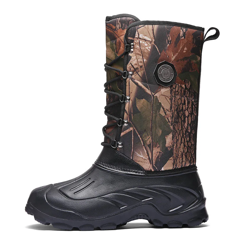 Походные ботинки мужские уличные походные тактические ботинки охотничьи ботинки мужские альпинистские треккинговые ботинки Нескользящие Водонепроницаемые дождевые ботинки для рыбалки