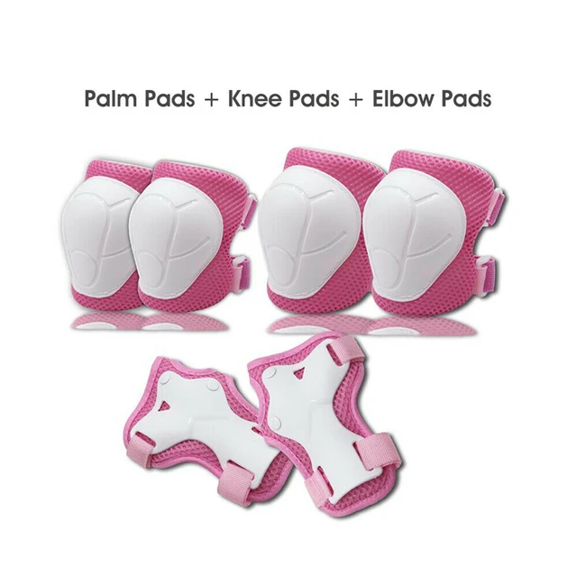 6Pcs/Set Kids Knee Pads Protective Gear Kit Knee Elbow Pads Wrist Guards Sports Roller Skating Skateboard Cycling Protection Pad 2
