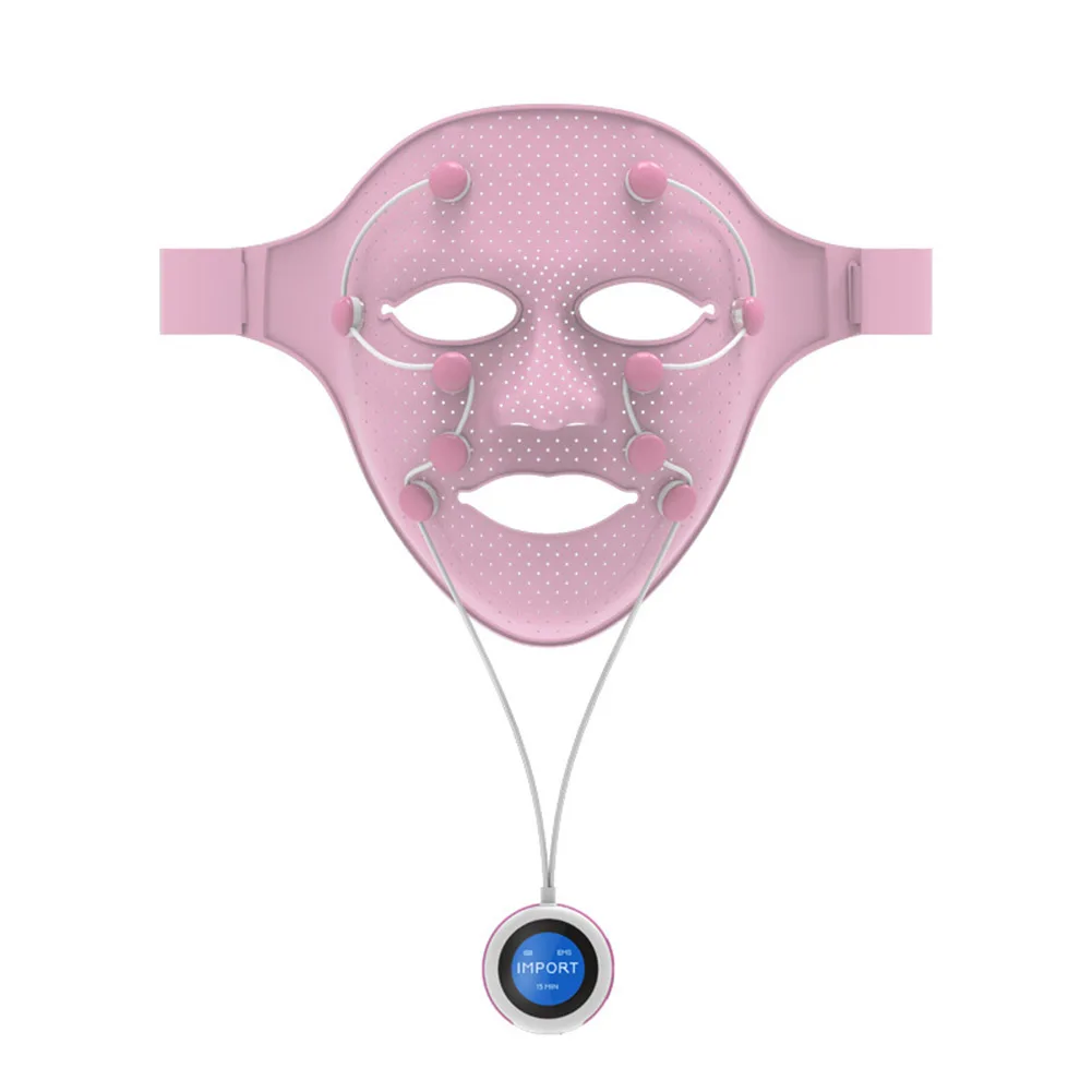 Massager da Beleza Face da Tampa Elétrica Vibração Rosto Completa Anti-rugas Face Levantamento Creme Absoption Instrumento Massageador Facial Ems 4 Utensílios de cuidado facial