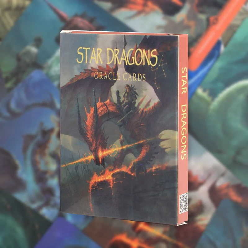 Карты для гадания Звездные Драконы с электронной книгой Oraculos настольная игра на