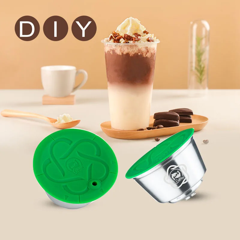 

Обновлённая версия ICafilas для капсул Dolce Gusto, из нержавеющей стали, ржавый фильтр для кофе, многоразовые капсулы для эспрессо