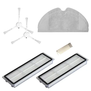 

Side Brush Filter Kit For Xiaomi Mijia 1C Vacuum Cleaner Side Brushes+ 2Mop Cloths 1 Cleaning Brush 2 Filters