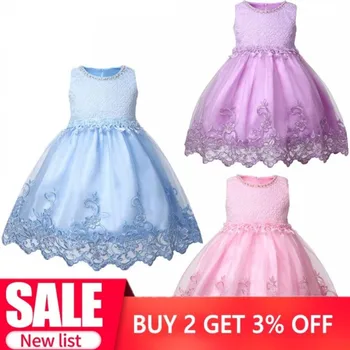 

Drop Ship in stock Beautiful Tue Jewel Neckline Ball Gown Flowers Girls Dress with Lace Applique 3D Flowers Baby Party Wear