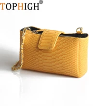TOPHIGH, оригинальные сумки через плечо для женщин, сумки под змею/страуса/крокодила, дизайнерская сумка на плечо, женская сумка через плечо под змеиную кожу