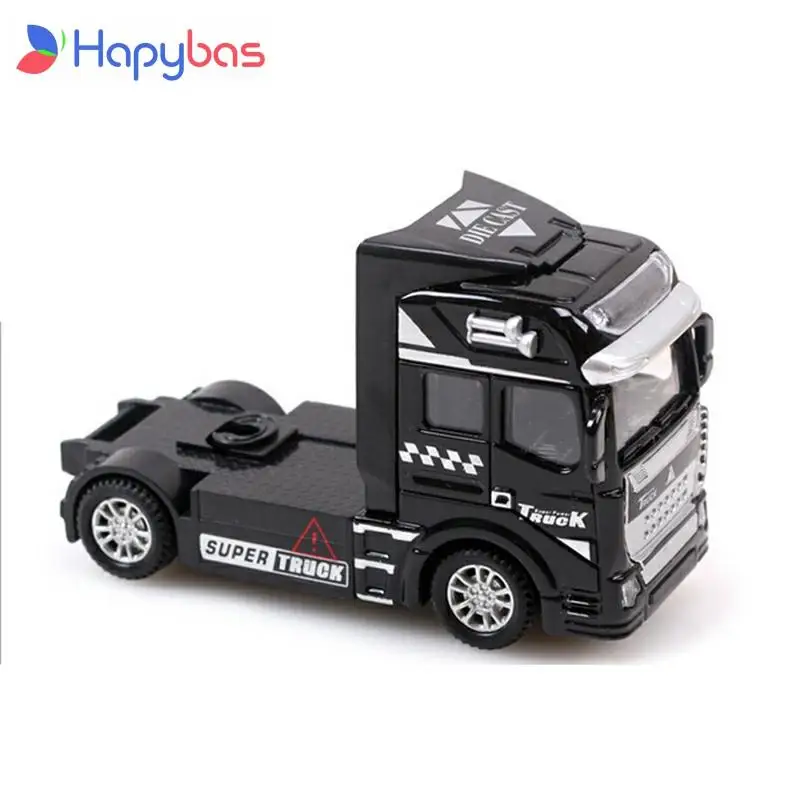 1:50 scale alloy truck , super truck head, pull back alloy model car, children's toys